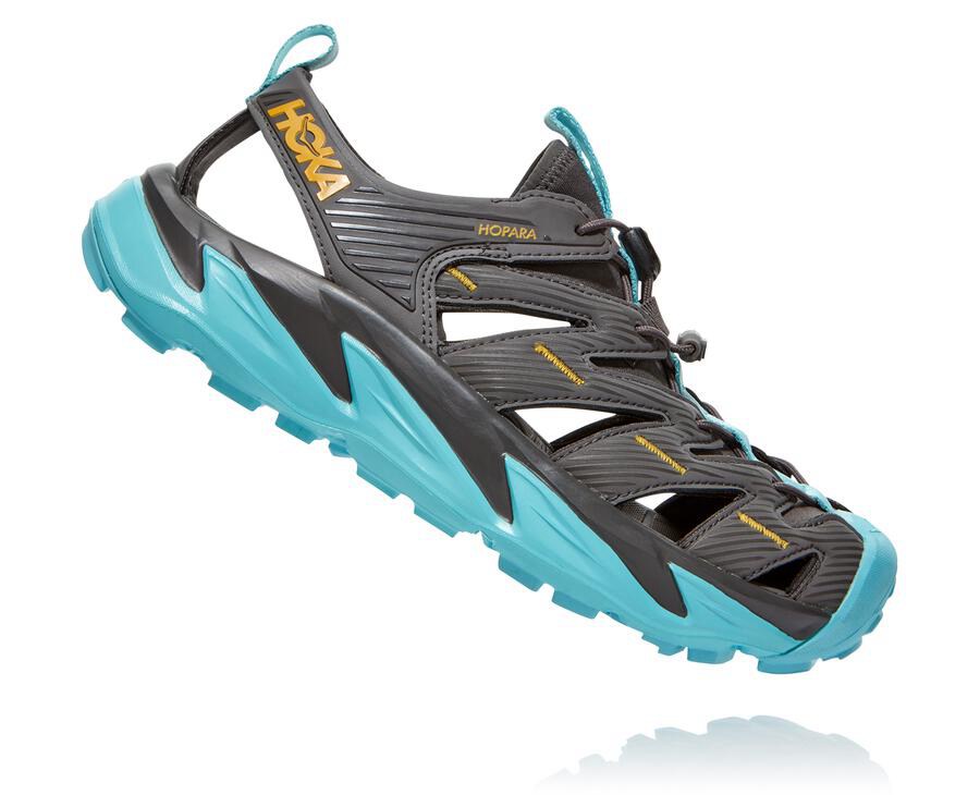 Hoka One One Sandale Damske Tmavo Siva - Hopara - 20854-VNTR